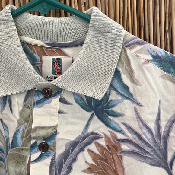 Tori Richard Aloha Polo Shirt - Picture 2 of 3